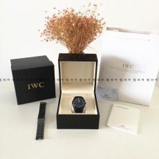 IWC 탑건 파일럿 올검 블랙 나토 가죽 + 메탈줄